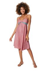 Robe courte femme à fines bretelles fluide couleurs rose girl chic Brylee