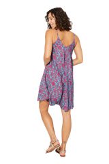 Robe courte floral tendance indienne Becca