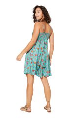 Robe courte imprimé coloré et tendance floral Behruz