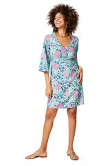 Robe été courte manches 3/4 350985