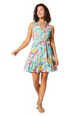 Robe été courte sans manches 350808