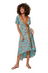 Robe été high-low manches courtes 333880