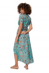 Robe été high-low manches courtes 358843