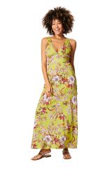 Robe été longue à fleurs Abigaël 349015