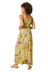 Robe été longue à fleurs Abigaël 349016