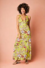 Robe été longue à fleurs Abigaël 352188