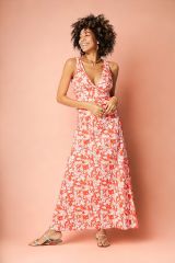 Robe été longue bohème sans manches Babette 352190