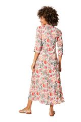 Robe été longue manches 3/4 350497