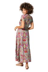 Robe été longue manches courtes 349074