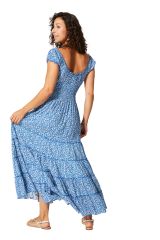 Robe été longue manches courtes 349292