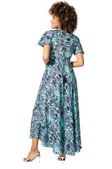 Robe été longue manches courtes 350154