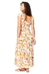 Robe été longue manches courtes 350368