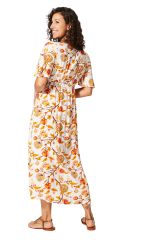 Robe été longue manches courtes 350381