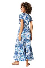 Robe été longue manches courtes 350487