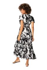 Robe été longue manches courtes 350495