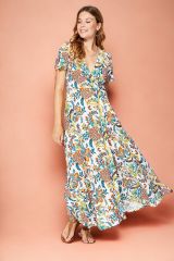 Robe été longue manches courtes 352232