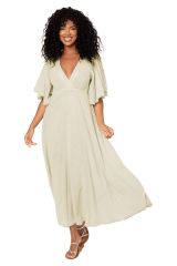 Robe été longue manches courtes 362250