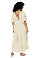 Robe été longue manches courtes 362251