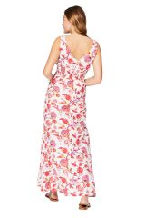 Robe été longue romantique fleurie Azélie 349958