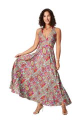 Robe été longue sans manches 349025