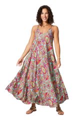 Robe été longue sans manches 349058