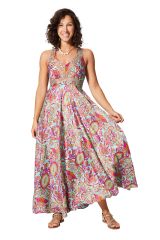 Robe été longue sans manches 349067