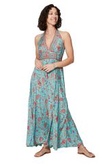 Robe été longue sans manches 349111