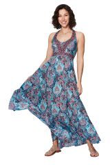 Robe été longue sans manches 349215