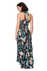 Robe été longue sans manches 349226