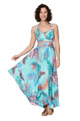 Robe été longue sans manches 349227