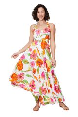 Robe été longue sans manches 349241