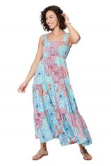 Robe été longue sans manches 349251