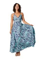 Robe été longue sans manches 350015