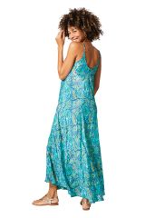 Robe été longue sans manches 350026