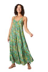 Robe été longue sans manches 350036