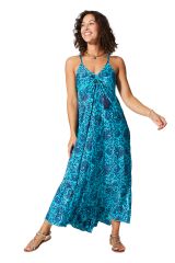 Robe été longue sans manches 350046