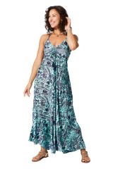 Robe été longue sans manches 350068