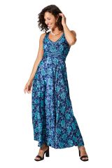 Robe été longue sans manches 350078