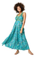 Robe été longue sans manches 350081