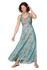 Robe été longue sans manches 350261