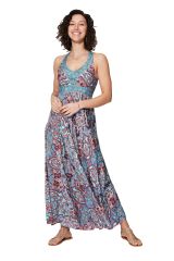 Robe été longue sans manches 350309