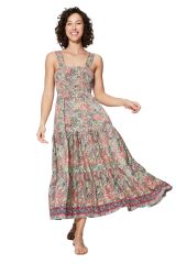 Robe été longue sans manches 350317