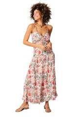 Robe été longue sans manches 350458