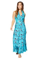 Robe été longue sans manches 350464