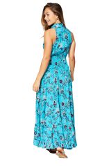 Robe été longue sans manches 350465