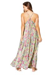 Robe été longue sans manches 353045