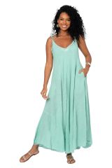 Robe été longue sans manches 355394