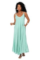 Robe été longue sans manches 355395