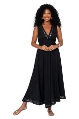 Robe été longue sans manches 355426