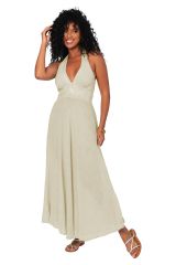 Robe été longue sans manches 362245